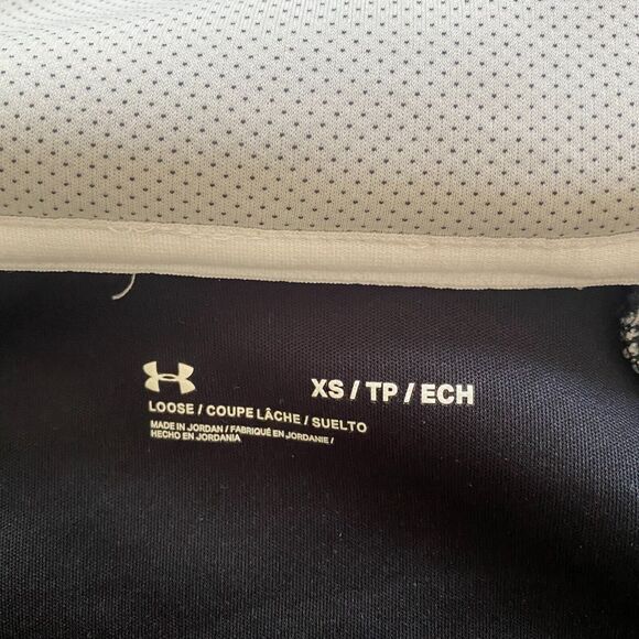 Under Armour Unstoppable Move Hoodie Women's XS Gray Cropped Loose Fitness Warm - Picture 7 of 10